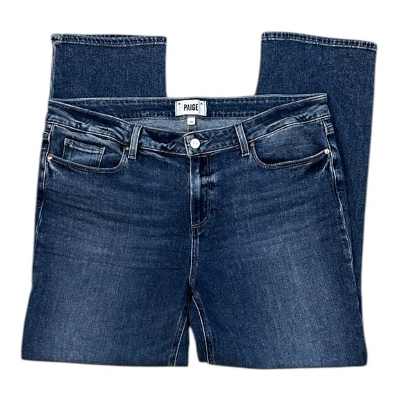 Paige Denim Amber Straight Jean Dark Wash - Picture 1 of 5